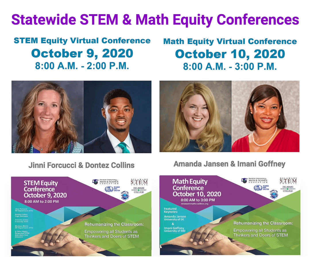 STEM Equity & Math Equity Conferences October 9 & 10, 2020 DFSME